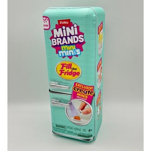 Zuru Other - Mini Brands Minis Fill the Fridge Light Up REFRIGERATOR Play set Blind Surprise